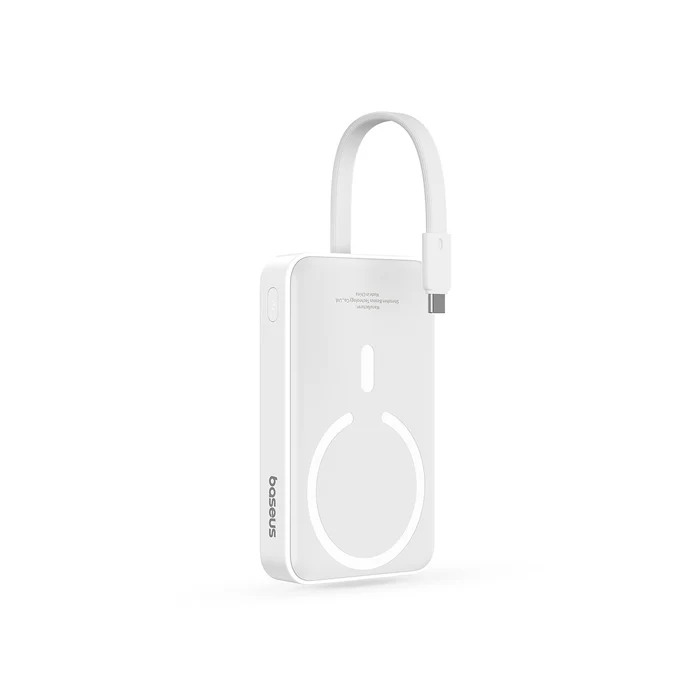 Внешний аккумулятор Baseus Fast Charging Power Bank 10000mAh 30W (With 2xCable T.C T.C), белый