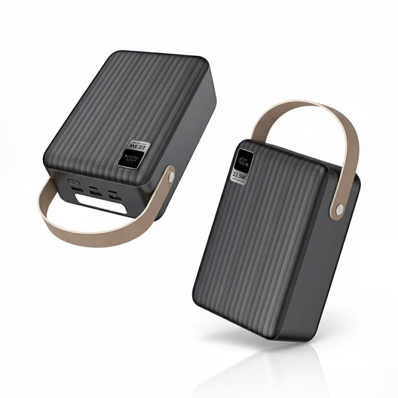 Внешний аккумулятор Gurdini Speed Series 80000mAh 3 USB + USB-C 22,5 Вт, чёрный (Black)