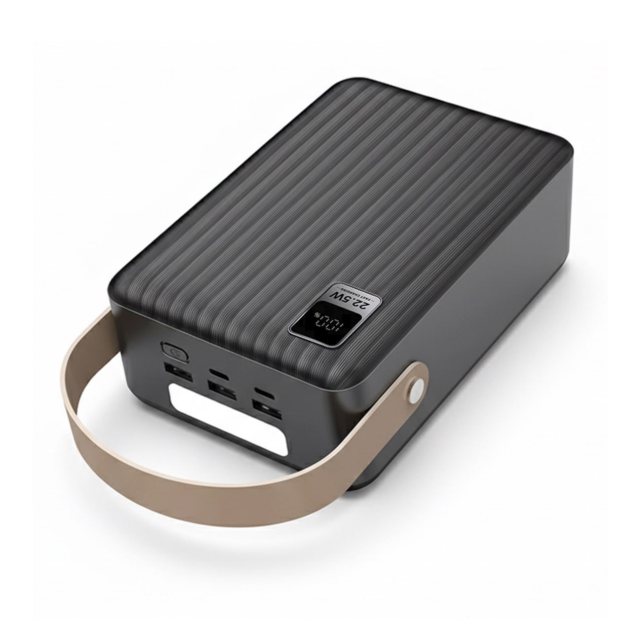 Внешний аккумулятор Gurdini Speed Series 80000mAh 3 USB + USB-C 22,5 Вт, чёрный (Black)