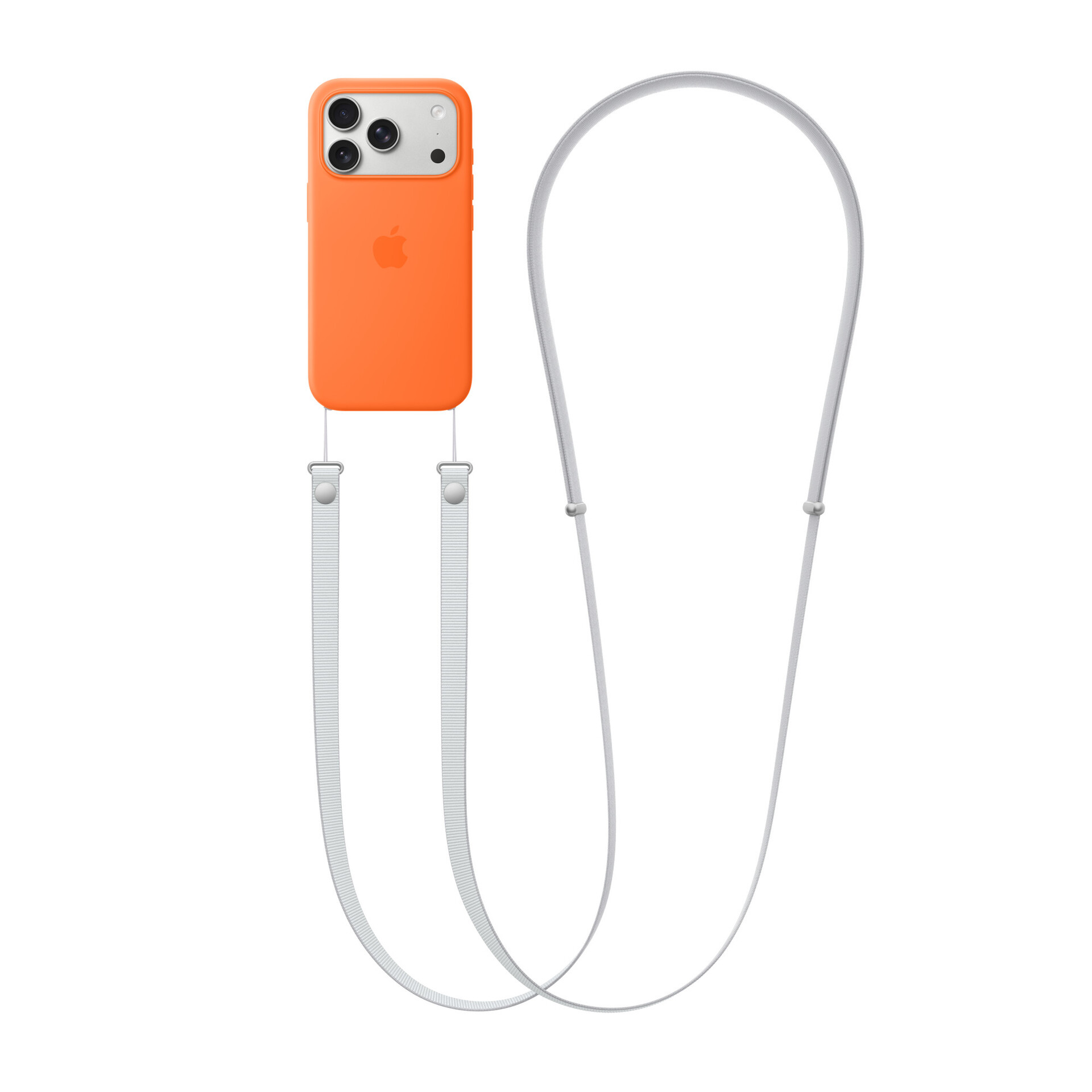 Наплечный ремень Apple Crossbody Strap для iPhone, белый (Light Gray)