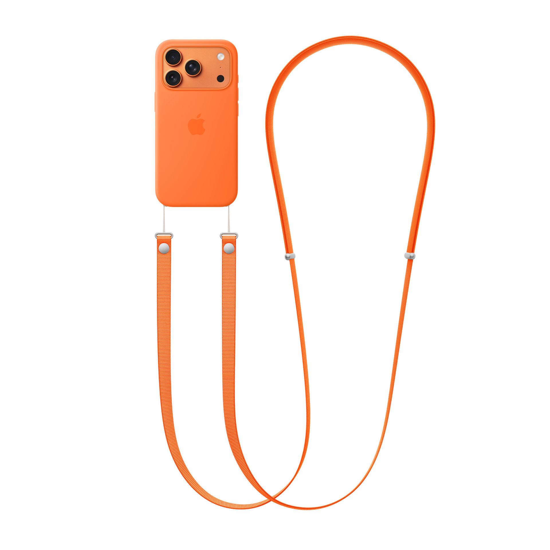 Наплечный ремень Apple Crossbody Strap для iPhone, оранжевый (Orange)