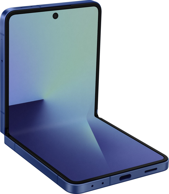 Смартфон Samsung Galaxy Z Flip7 12/256Gb, синий (Blue Shadow)