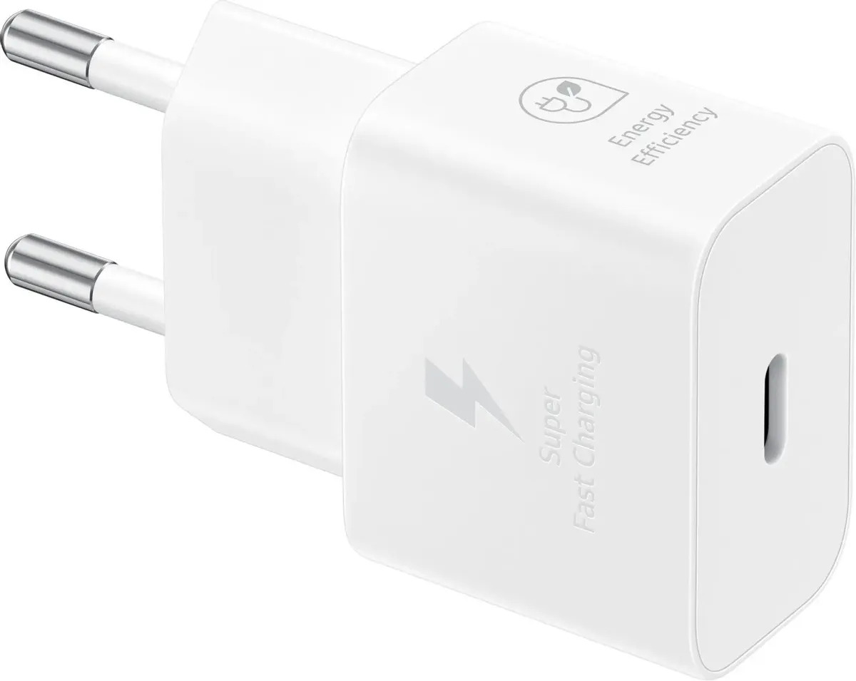 Сетевое зарядное устройство Samsung, 25Вт, Type-C, белый