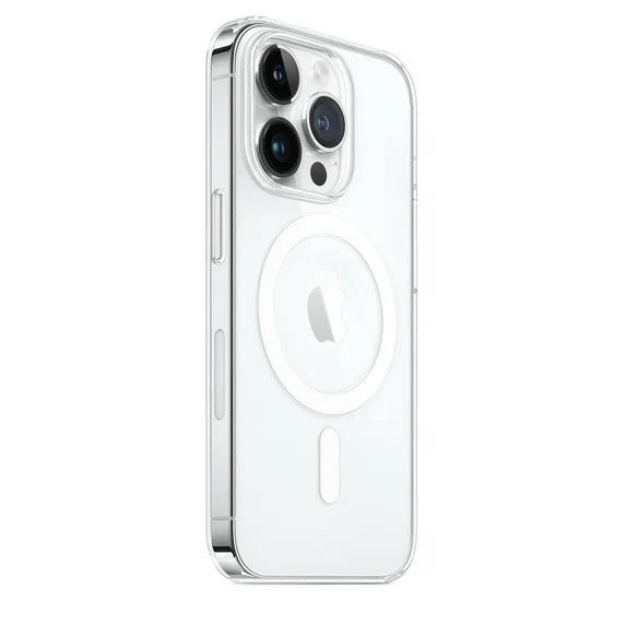Чехол c магнитным кольцом Gurdini Alba Series Protective With MagSafe для iPhone 15 Pro, прозрачный