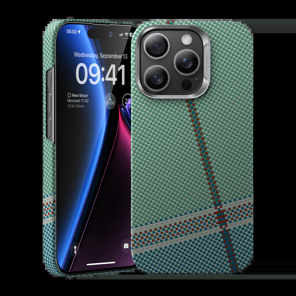 Чехол Benks Limited Edition Passion Green Kevlar Phone Case для iPhone 15 Pro