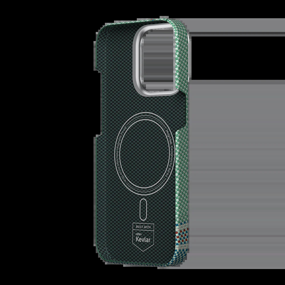 Чехол Benks Limited Edition Passion Green Kevlar Phone Case для iPhone 15 Pro