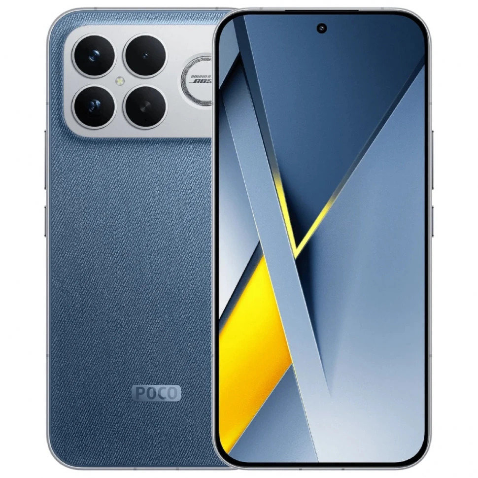 Смартфон Xiaomi POCO F8 Ultra 12/256Gb, синий (Denim Blue)