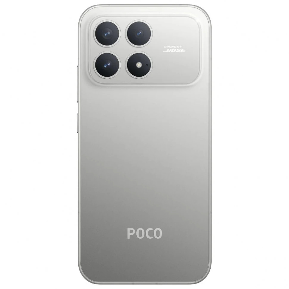 Смартфон Xiaomi POCO F8 Pro 12/256Gb, серебристый (Titanium Silver)
