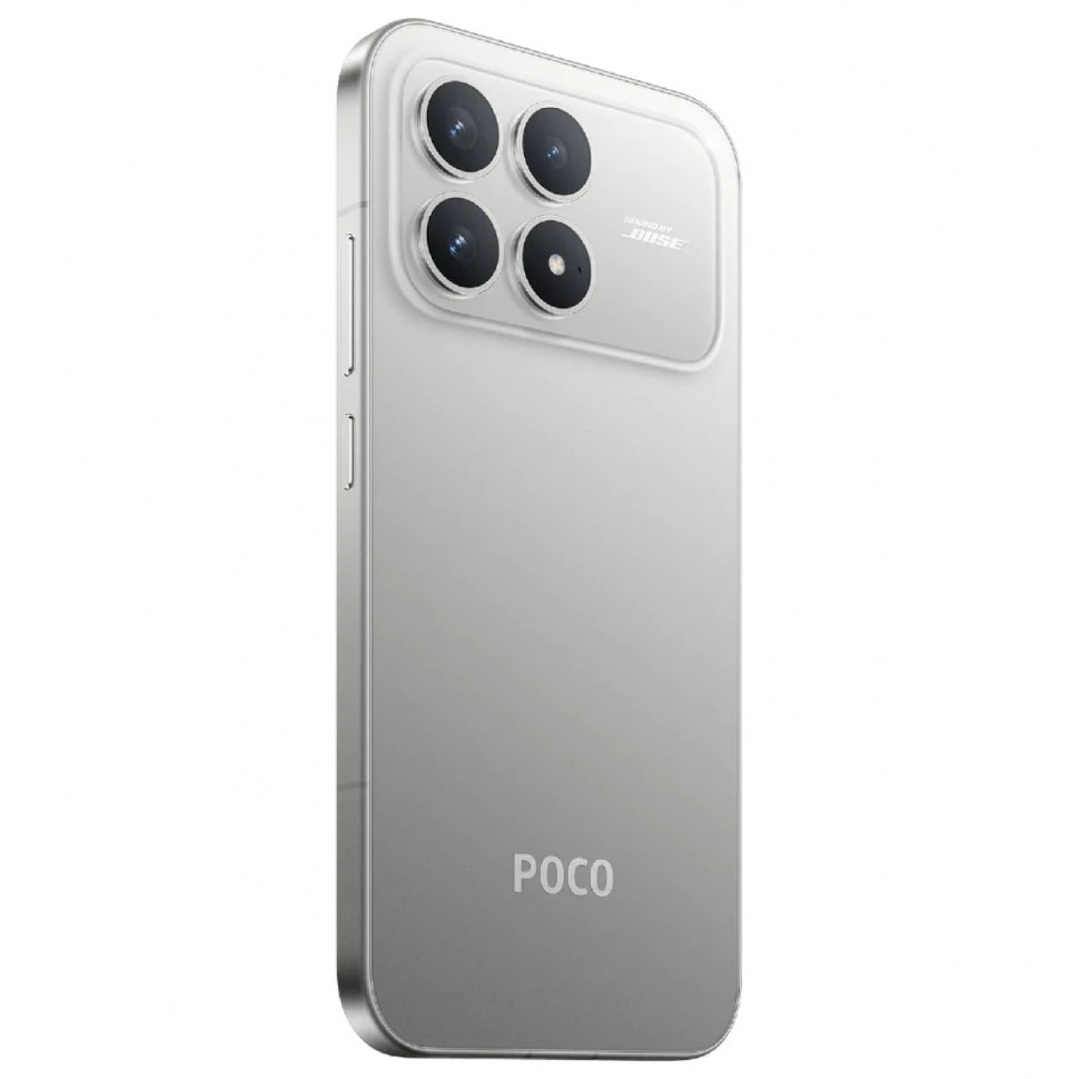 Смартфон Xiaomi POCO F8 Pro 12/256Gb, серебристый (Titanium Silver)