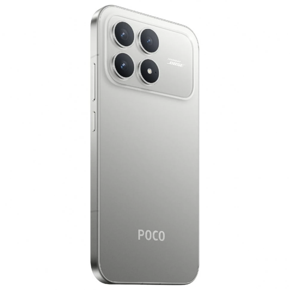Смартфон Xiaomi POCO F8 Pro 12/512Gb, серебристый (Titanium Silver)
