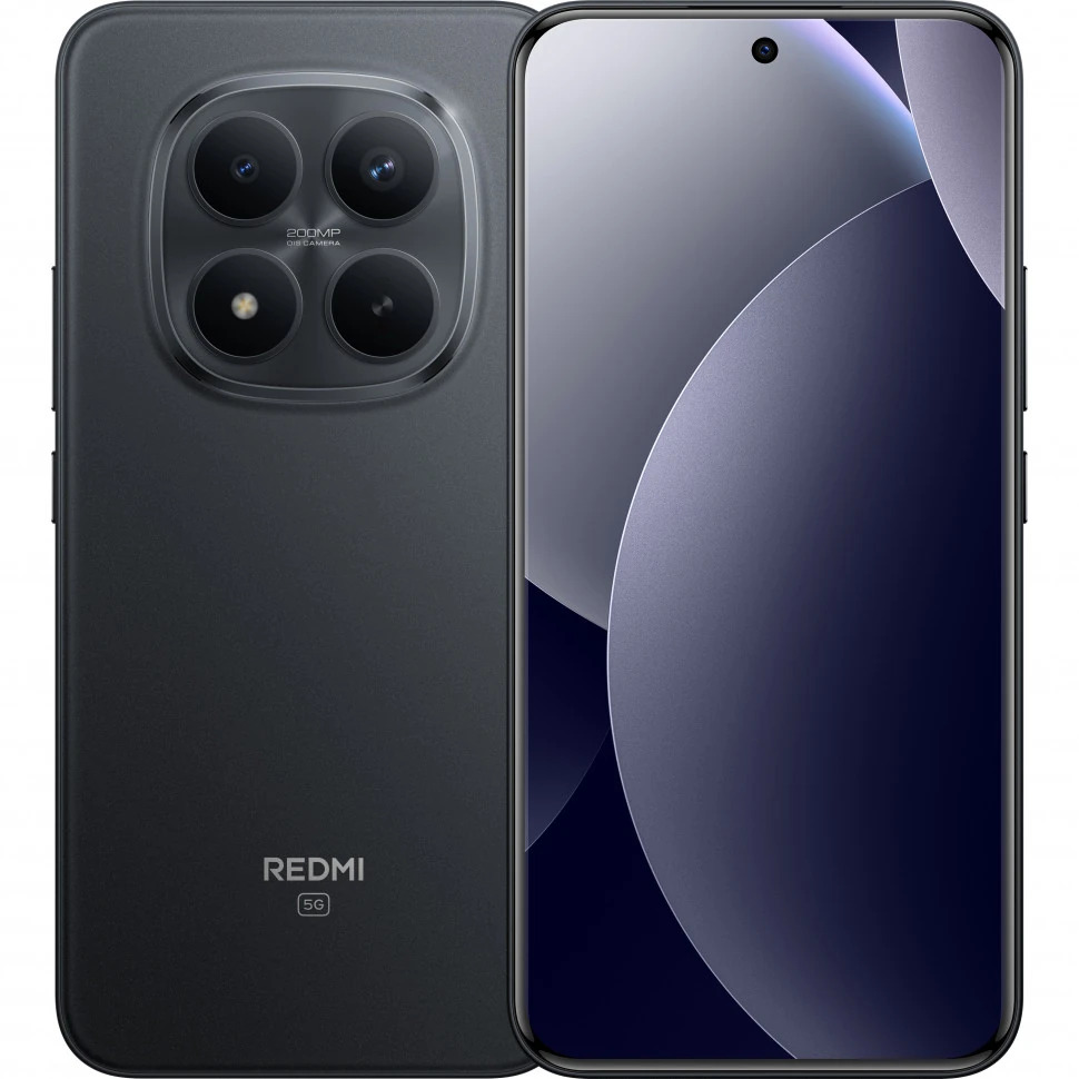 Смартфон Xiaomi Redmi Note 15 Pro Plus 5G 12/512Gb, чёрный (Black)