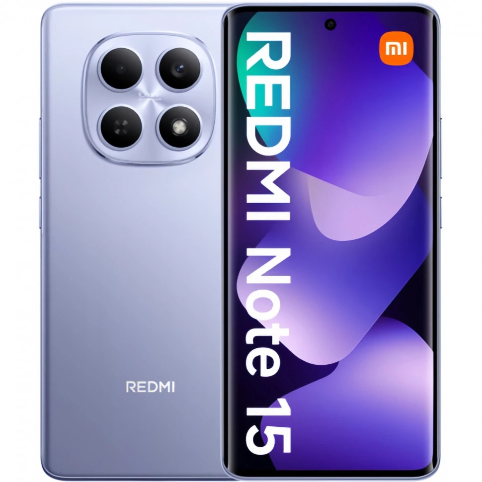 Смартфон Xiaomi Redmi Note 15 4G 8/256Gb, фиолетовый (Purple)