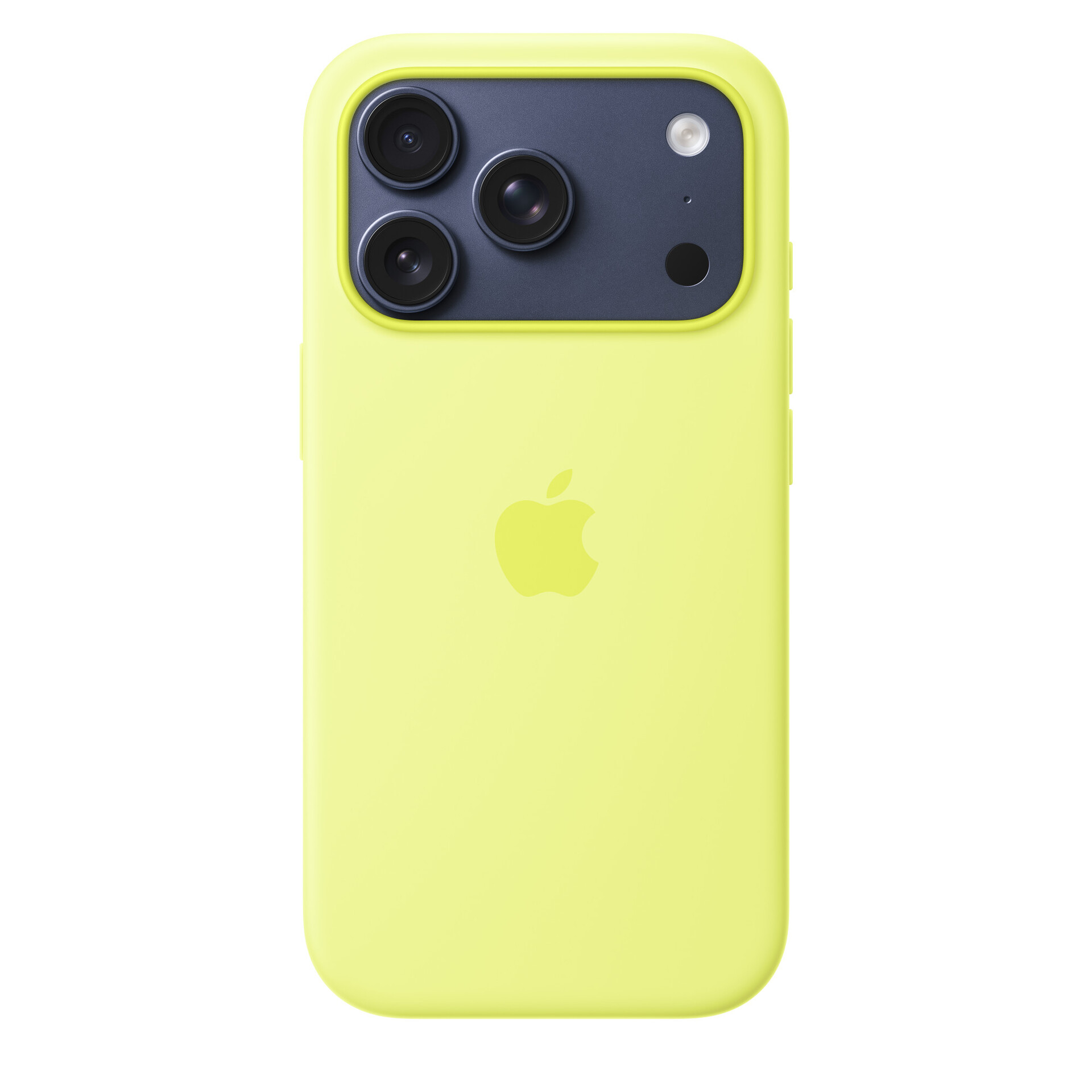 Защитный чехол Apple Silicone Case с MagSafe для iPhone 17 Pro, жёлтый (Neon Yellow)