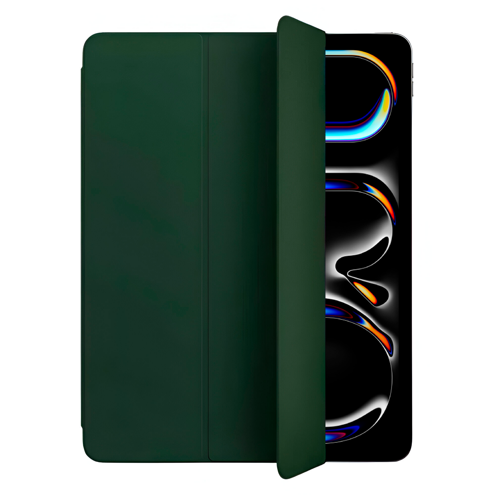 Чехол Smart Folio iPad Pro 13" (M4, M5 | 2024, 2025), тёмно-зелёный