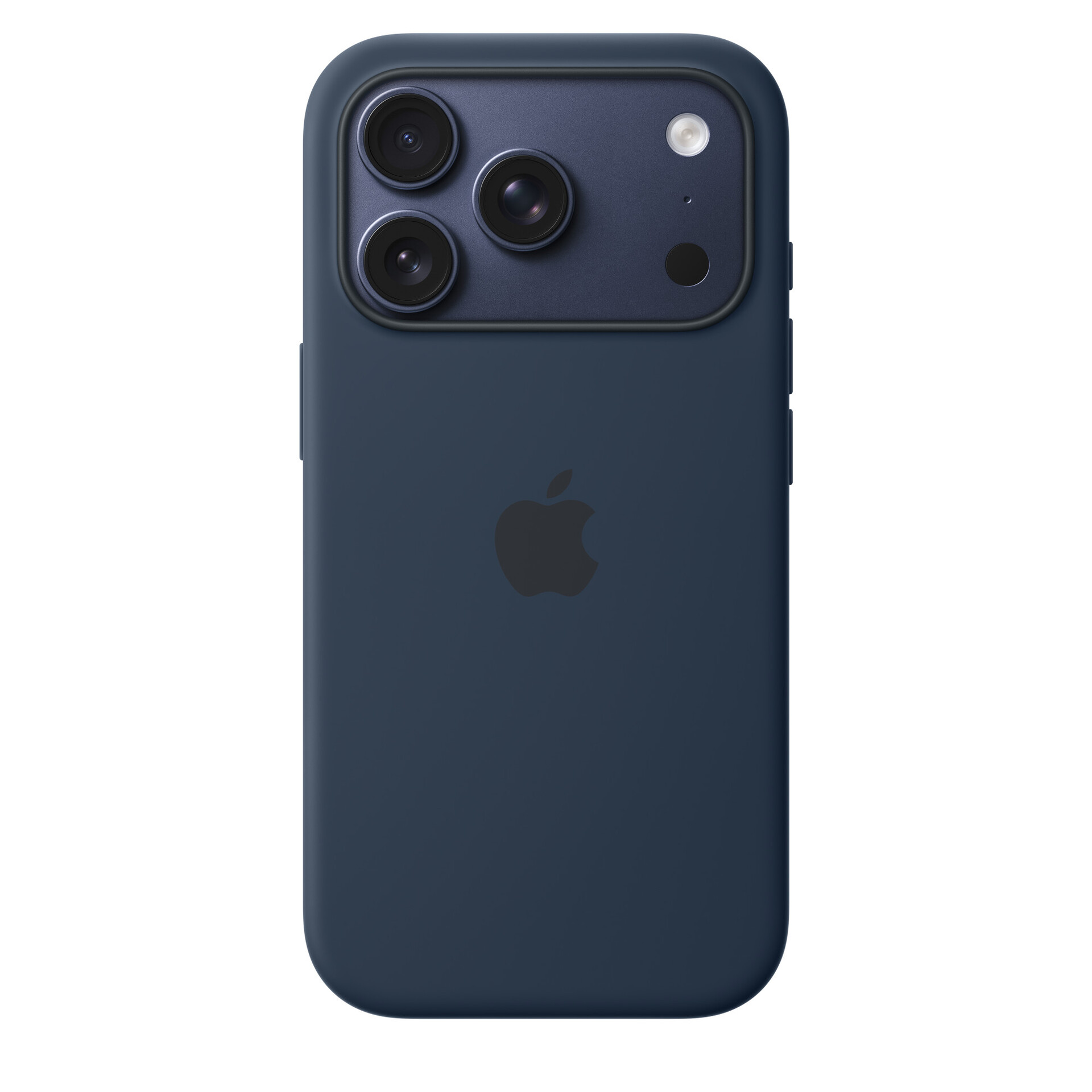 Защитный чехол Apple Silicone Case с MagSafe для iPhone 17 Pro, полуночный чёрный (Midnight)