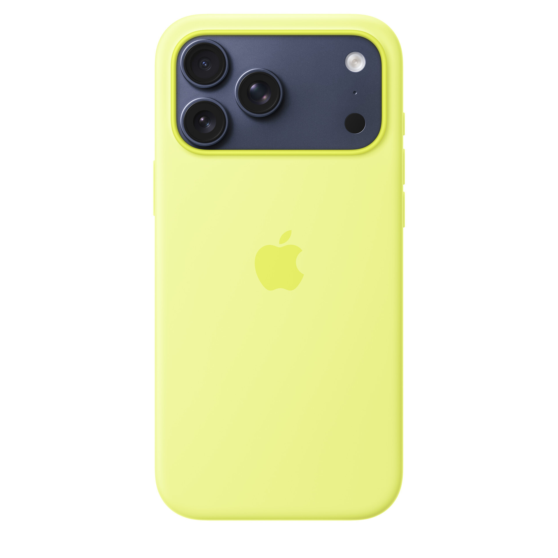 Защитный чехол Apple Silicone Case с MagSafe для iPhone 17 Pro Max, жёлтый (Neon Yellow)