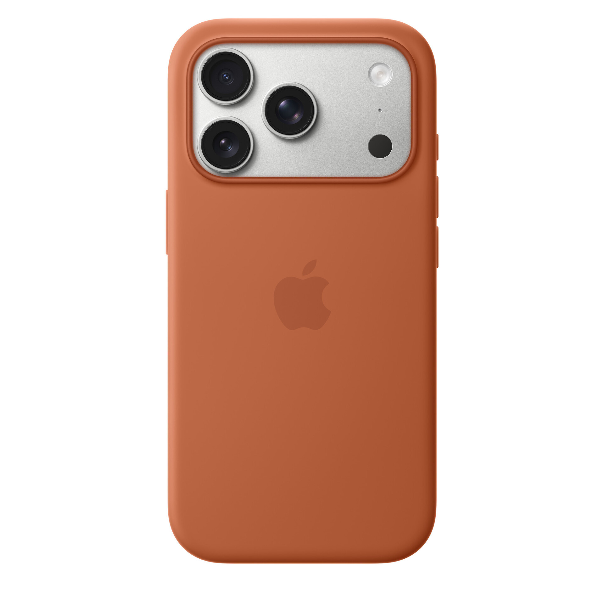 Защитный чехол Apple Silicone Case с MagSafe для iPhone 17 Pro, коричневый (Terra Cotta)