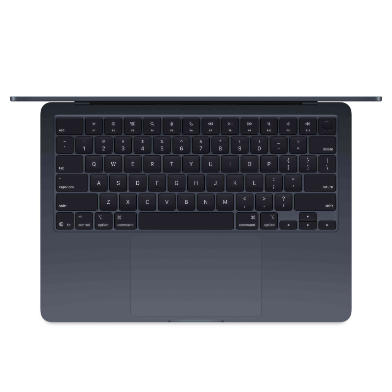 Ноутбук Apple MacBook Air 13" (M5, 10C CPU, 8C GPU, 16Gb, 512Gb SSD), "полуночный чёрный" (MDHE4)