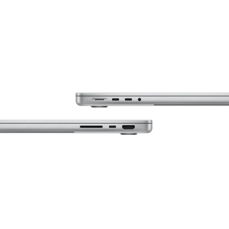 Ноутбук Apple MacBook Pro 14" (M5, 10C CPU, 10C GPU, 24Gb, 1Tb SSD), серебристый (MDE64)