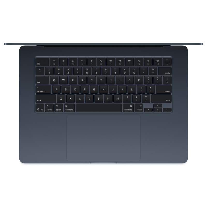 Ноутбук Apple MacBook Air 15" (M4, 10C CPU, 10C GPU, 24Gb, 512Gb SSD), "полуночный чёрный" (MC6L4)