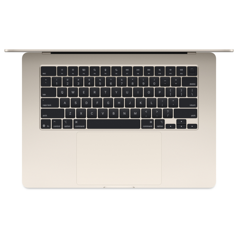 Ноутбук Apple MacBook Air 15" (M4, 10C CPU, 10C GPU, 24Gb, 512Gb SSD), "сияющая звезда" (MC6K4)