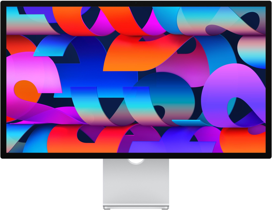 Монитор Apple Studio Display 5K Retina 27" (2026), стандартное стекло, подставка с регулировкой наклона, серебристый (MFEX4)