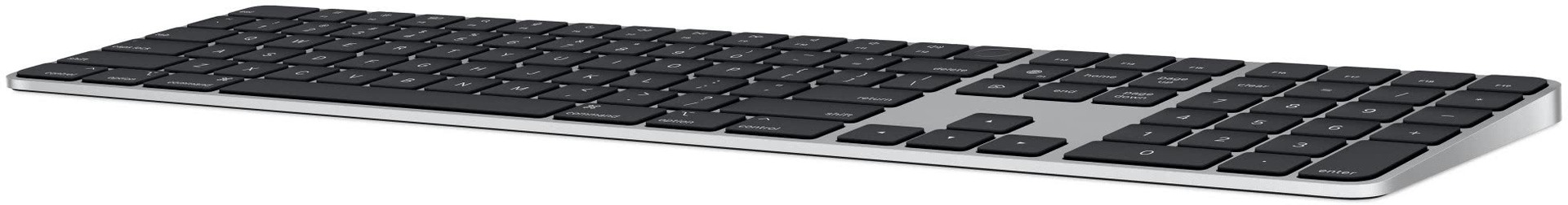 Клавиатура беспроводная Apple Magic Keyboard with Touch ID and Numeric, чёрный (MMMR3)
