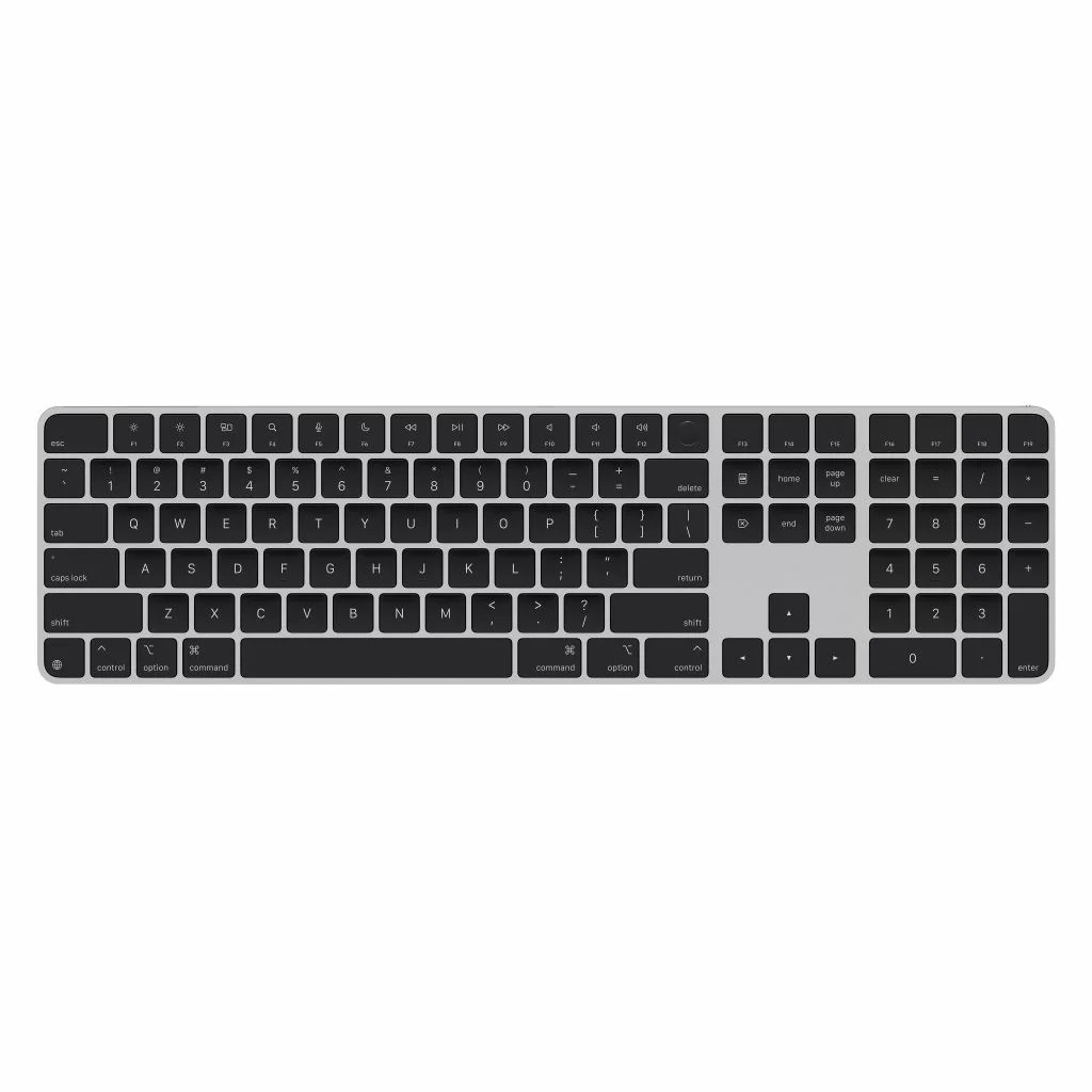Клавиатура беспроводная Apple Magic Keyboard with Touch ID and Numeric USB-C, чёрный (MXK83)