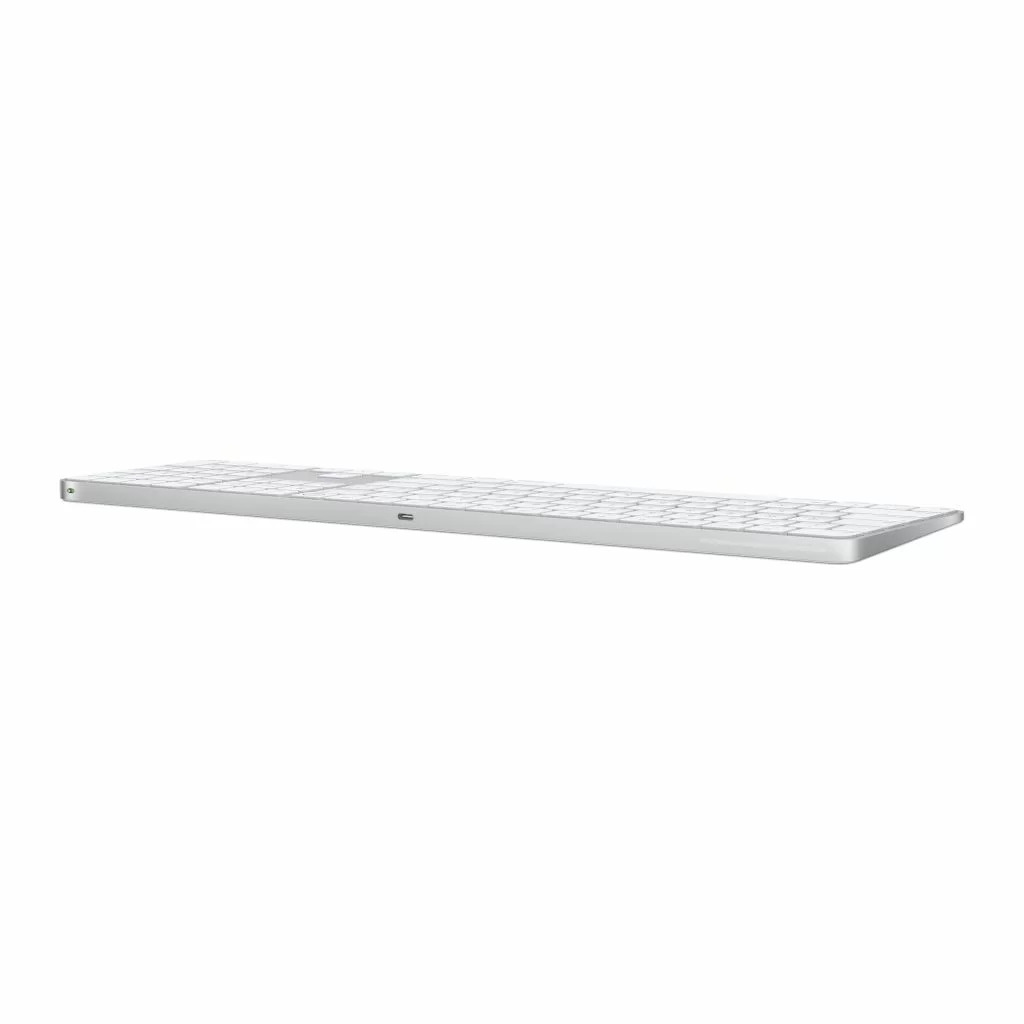 Клавиатура беспроводная Apple Magic Keyboard with Touch ID and Numeric USB-C, белый (MXK73)