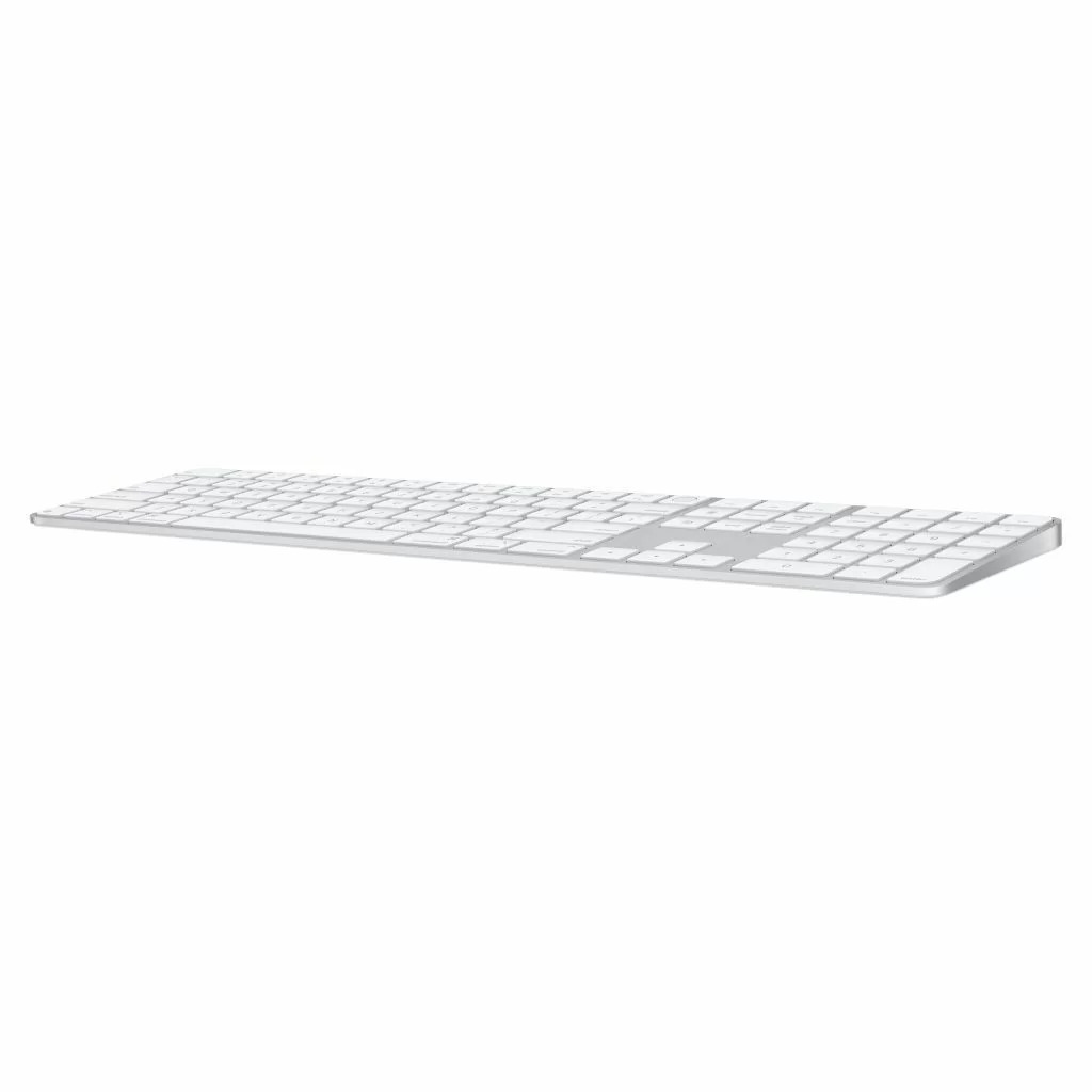Клавиатура беспроводная Apple Magic Keyboard with Touch ID and Numeric USB-C, белый (MXK73)