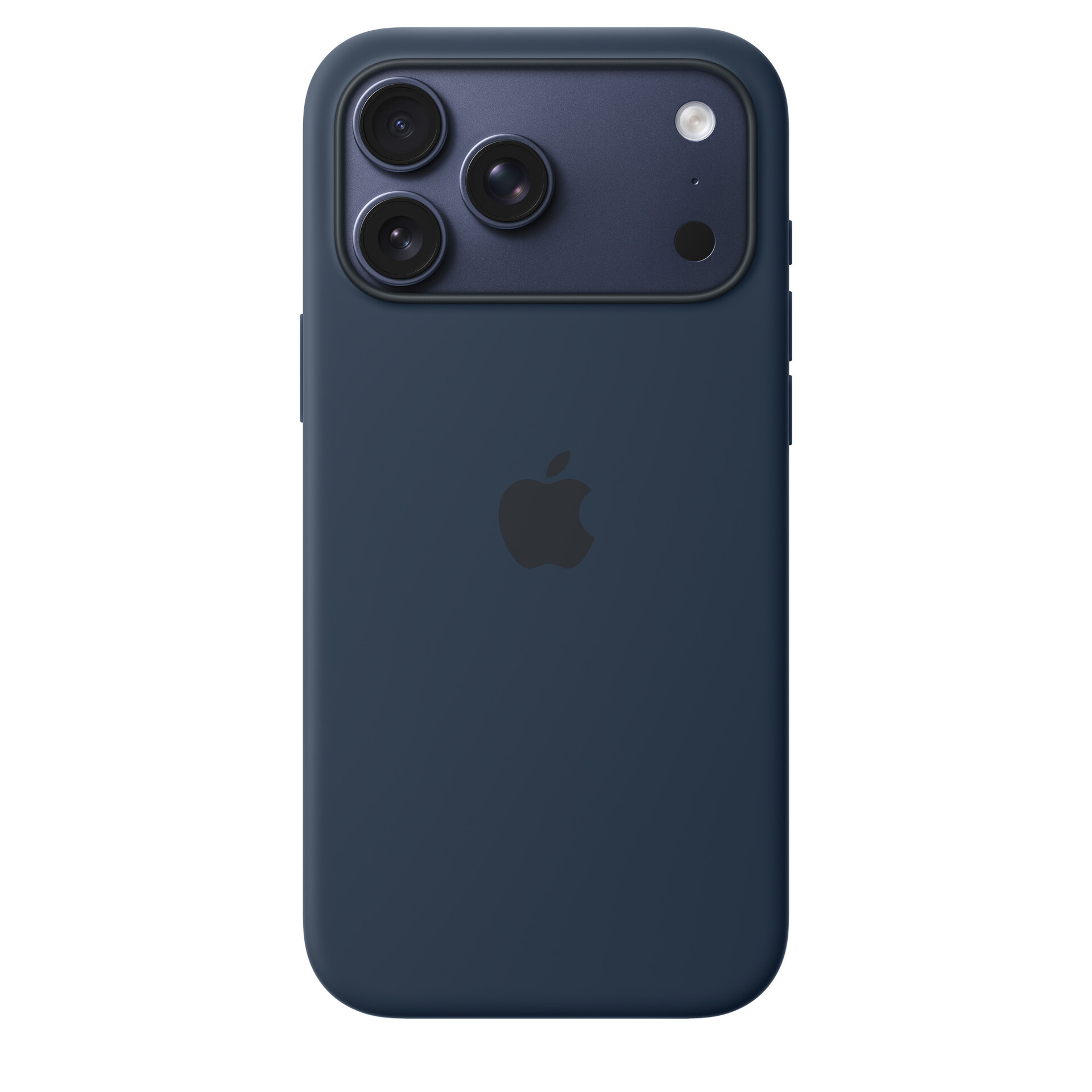 Защитный чехол Apple Silicone Case с MagSafe для iPhone 17 Pro Max, полуночный чёрный (Midnight)