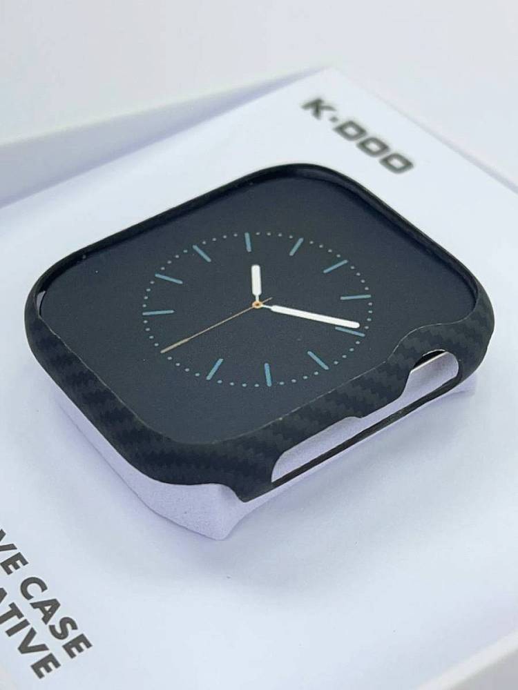 Чехол K-DOO KEVLAR EDGE For 49 мм Protection для Apple Watch Thin fit and lightweight, чёрный