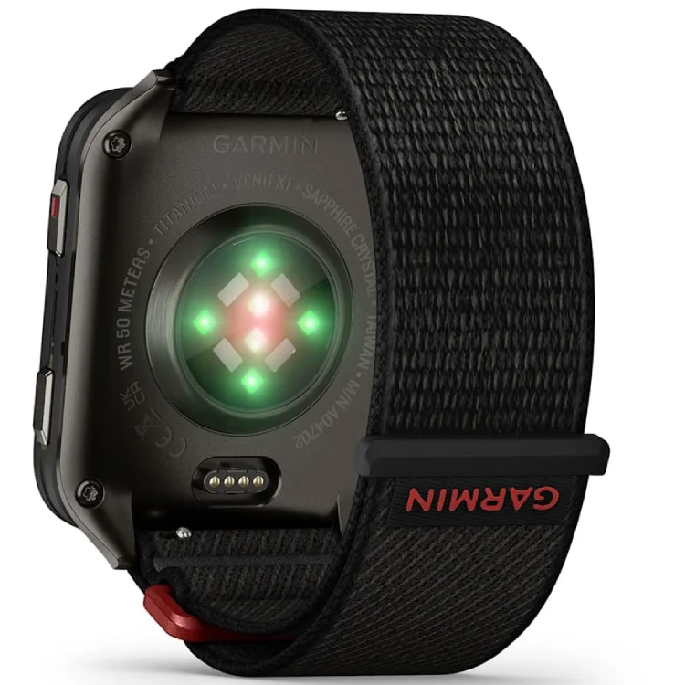 Умные часы Garmin Venu X1 (010-02980-02) 46 мм, Black with Slate Titanium Caseback and Black Comfortfit Nylon Band