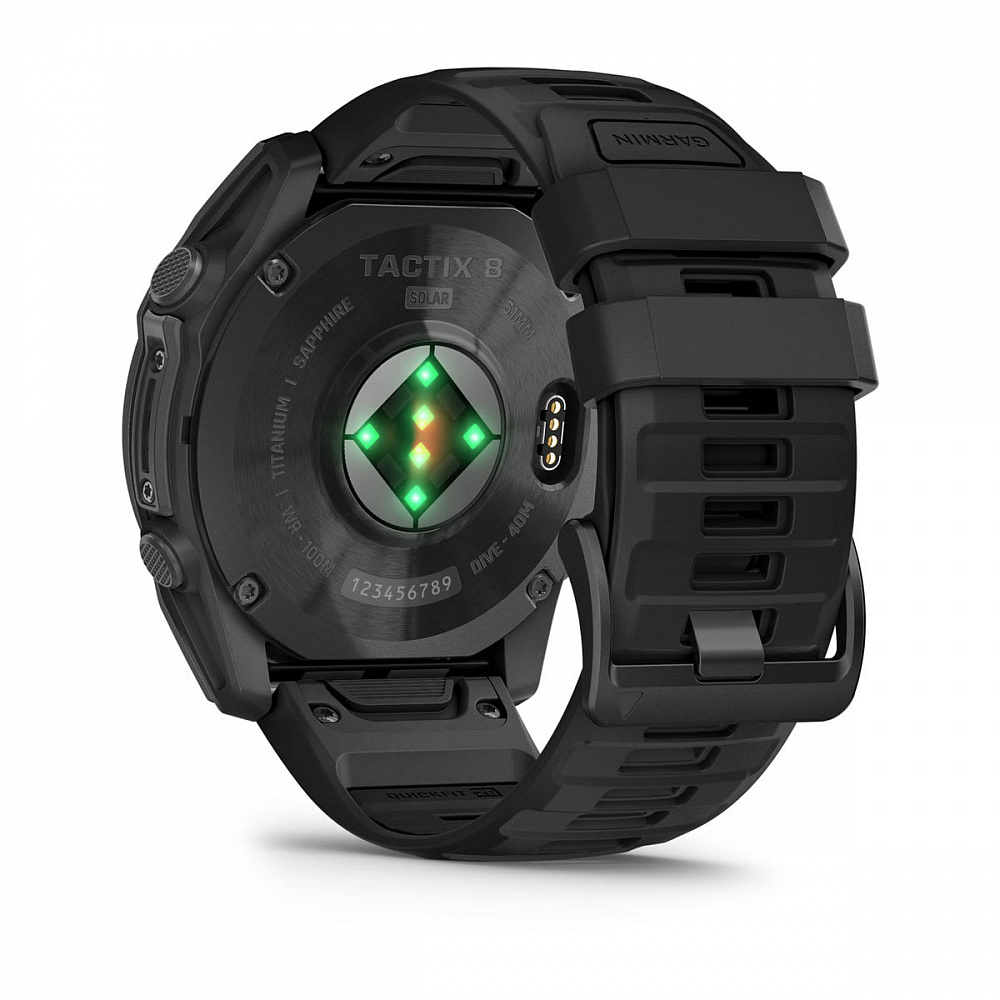 Умные часы Garmin Tactix 8 (010-03407-11) 51мм, Solar Sapphire Elite Applied Ballistics
