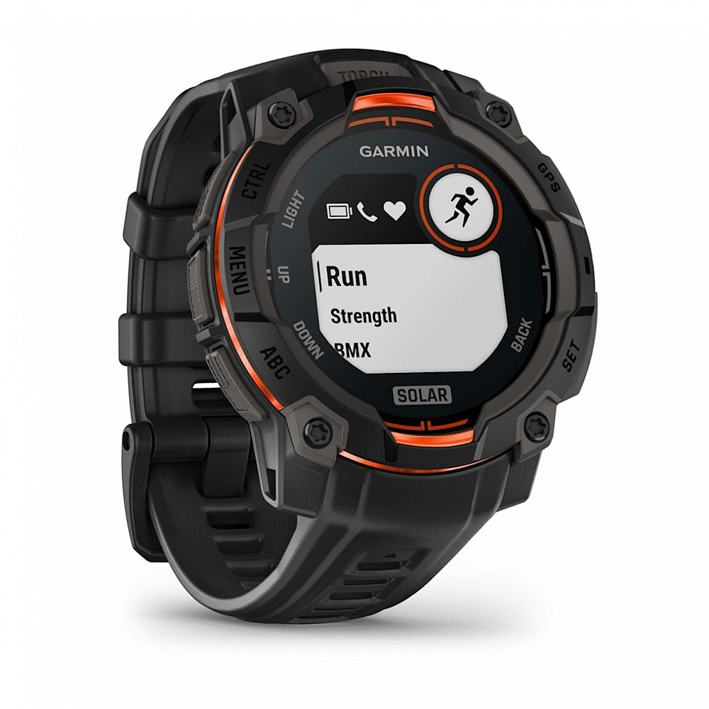 Умные часы Garmin INSTINCT 3 (010-02934-00) 45 мм SOLAR BLACK