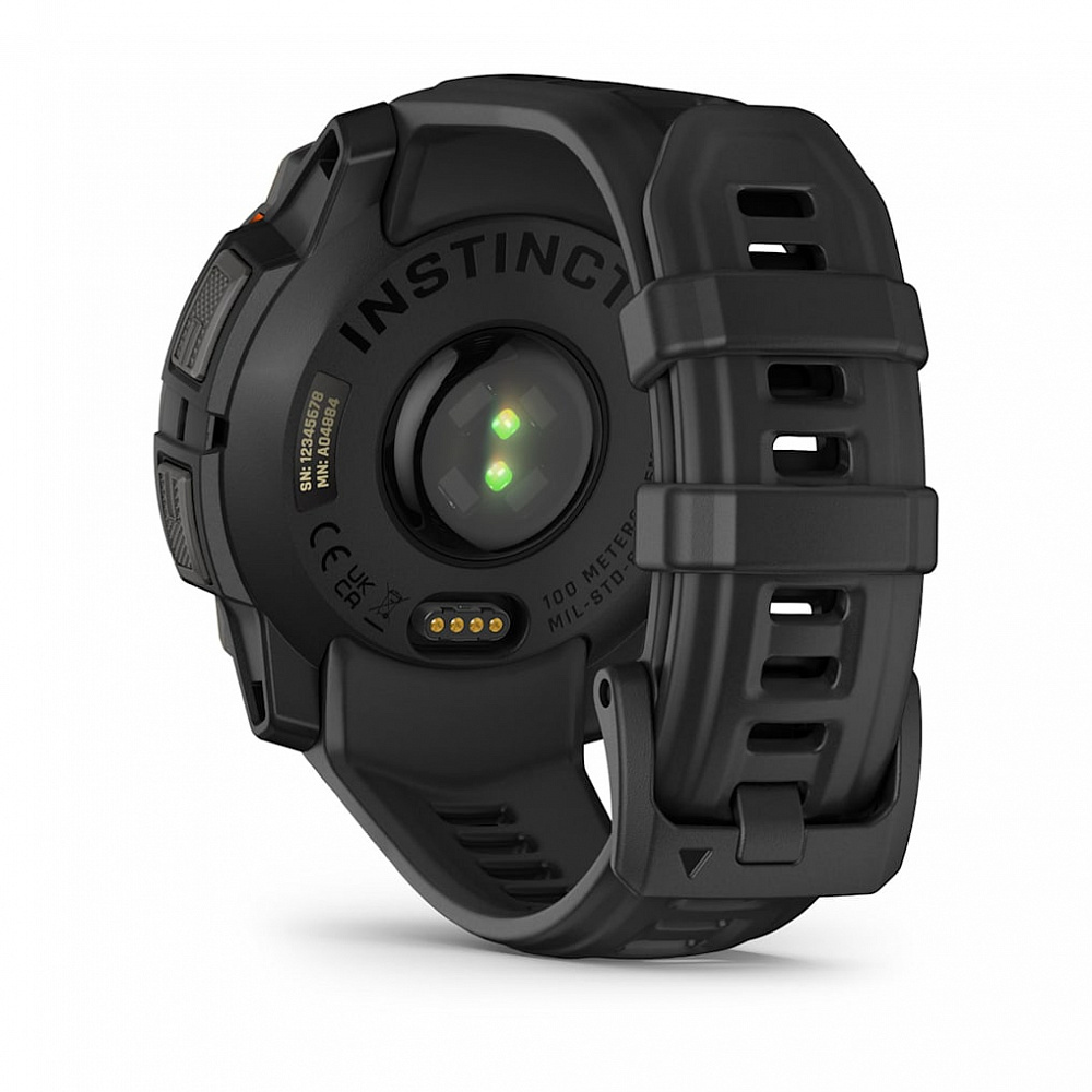 Умные часы Garmin INSTINCT 3 (010-02934-00) 45 мм SOLAR BLACK