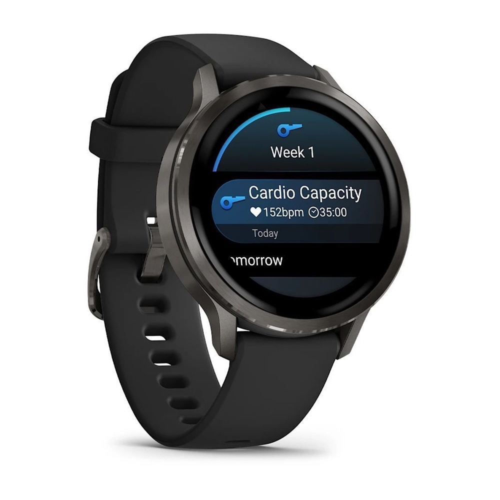 Умные часы Garmin Venu 4 (010-03014-00) 45 мм, чёрный (Slate)