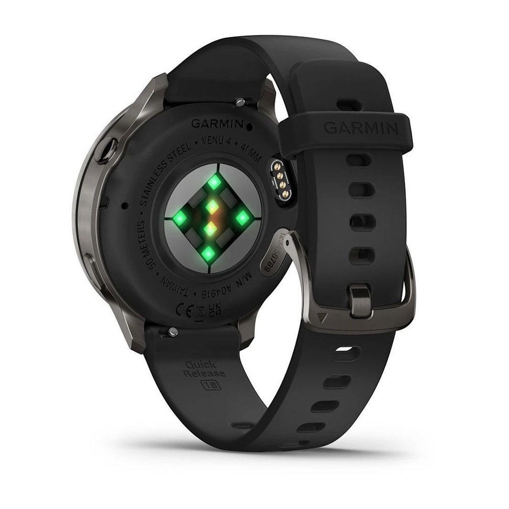 Умные часы Garmin Venu 4 (010-03014-00) 45 мм, чёрный (Slate)