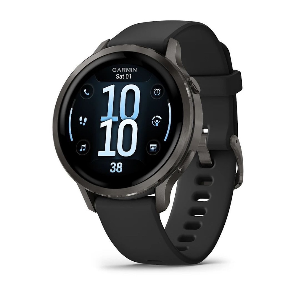 Умные часы Garmin Venu 4 (010-03013-02) 41 мм, чёрный (Slate)