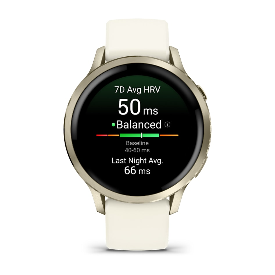 Умные часы Garmin Venu 4 (010-03013-00) 41 мм, LUNAR Gold Bezel With Bone Silicone Band
