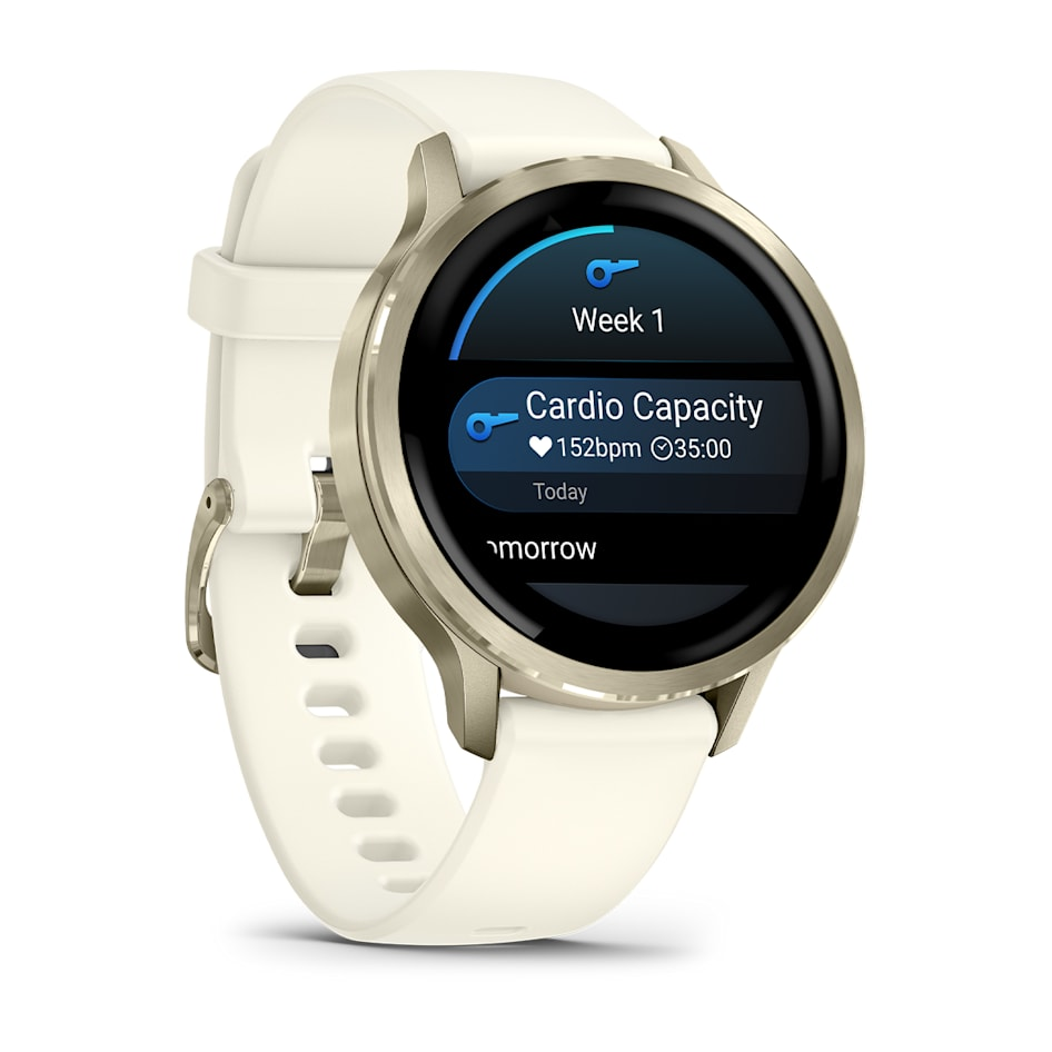 Умные часы Garmin Venu 4 (010-03013-00) 41 мм, LUNAR Gold Bezel With Bone Silicone Band