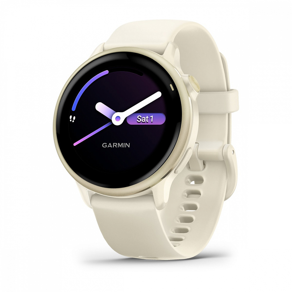 Умные часы Garmin Vivoactive 6 (010-02985-03), лунно-золотистый (Lunar Gold)
