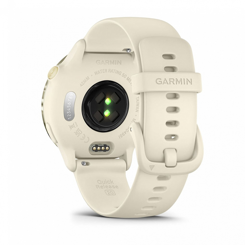 Умные часы Garmin Vivoactive 6 (010-02985-03), лунно-золотистый (Lunar Gold)