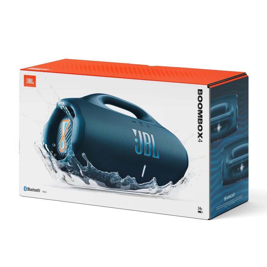 Портативная акустика JBL Boombox 4, синий (Blue)