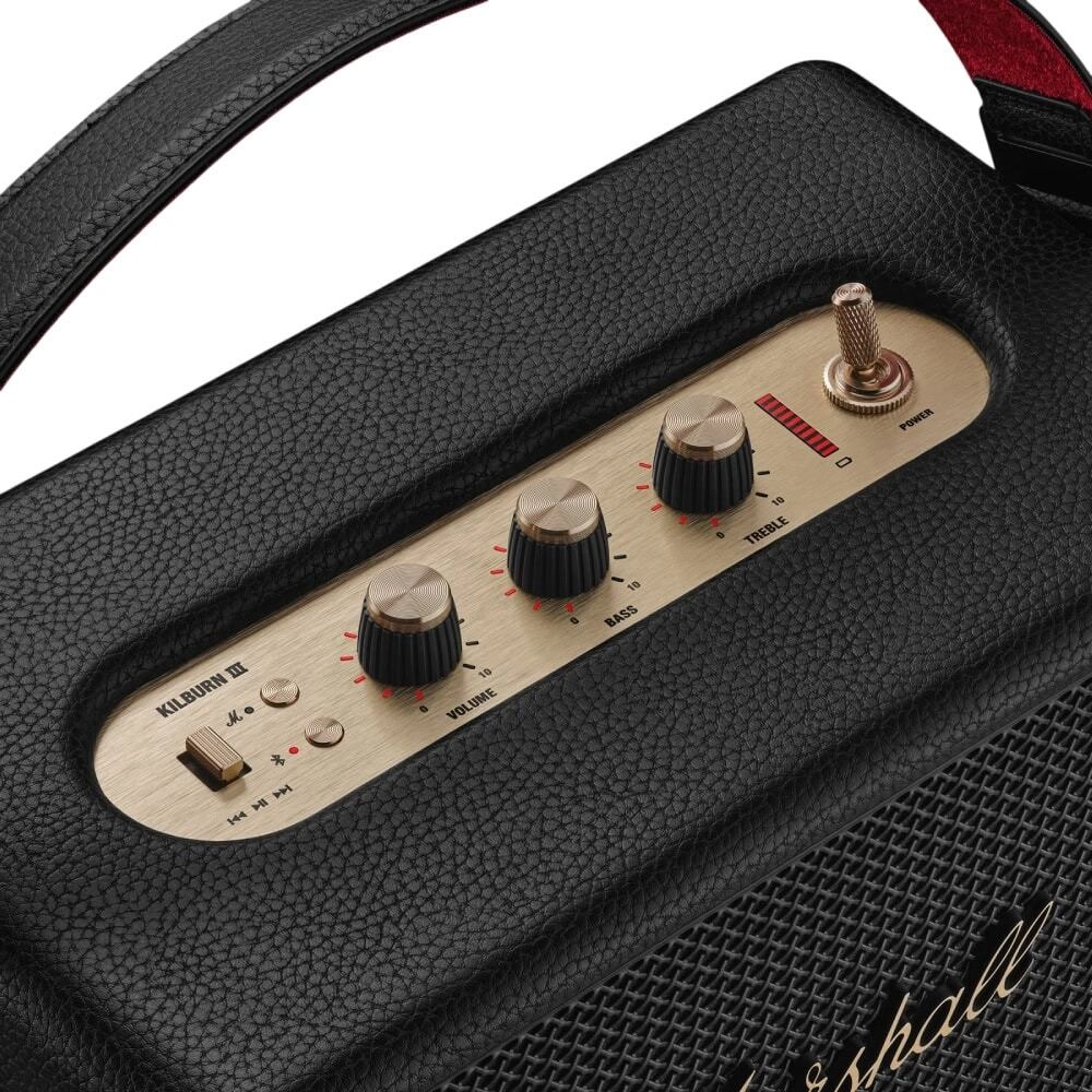 Портативная акустика Marshall Kilburn 3, чёрный (Black brass)