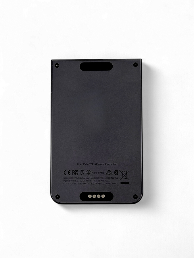 Диктофон Plaud Note с искусственным интеллектом ChatGPT, 64Gb, синий (Navy Blue)