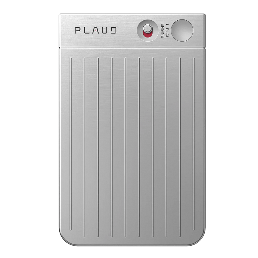Диктофон Plaud Note с искусственным интеллектом ChatGPT, 64Gb, серебристый (Silver)