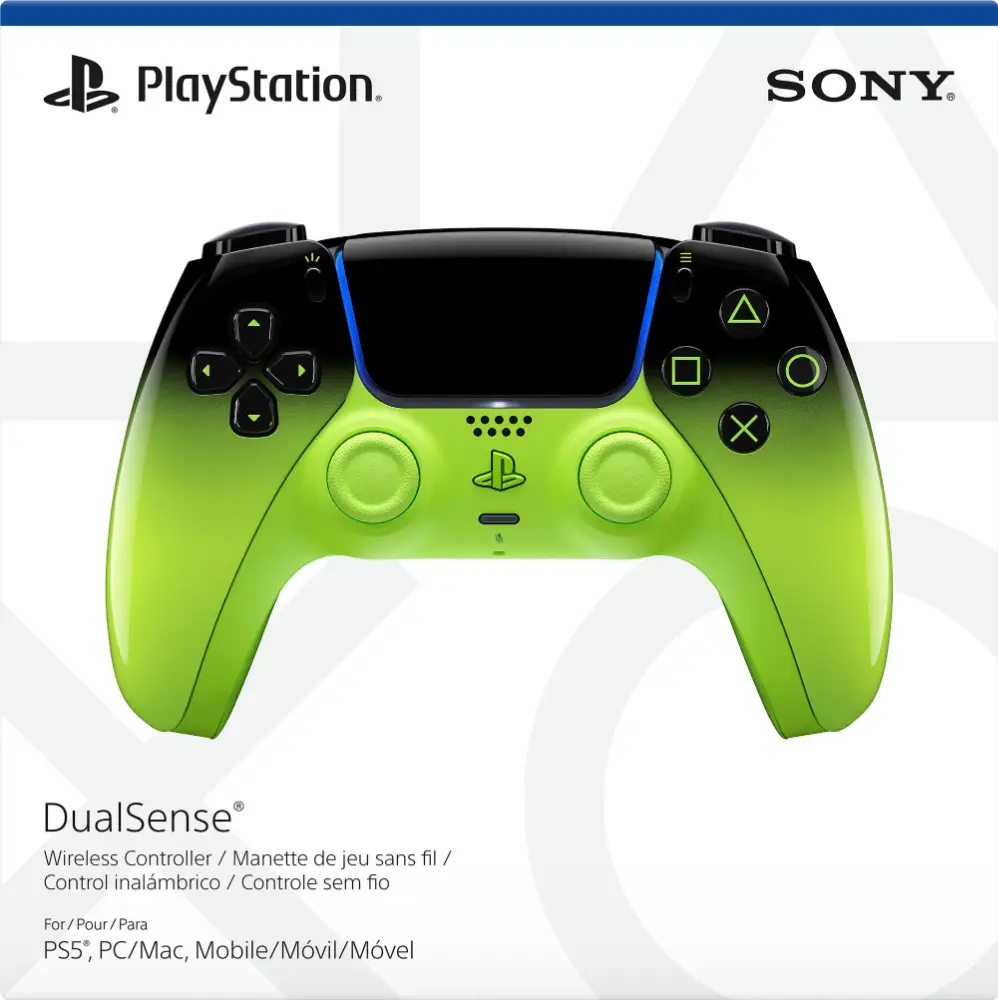 Геймпад Sony DualSense PlayStation 5 Hyperpop Collection, зелёный ремикс (Remix Green)