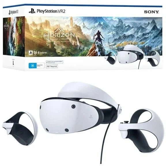 Очки виртуальной реальности Sony PlayStation VR2 + Horizon Call of the Mountain Bundle, белый (White)