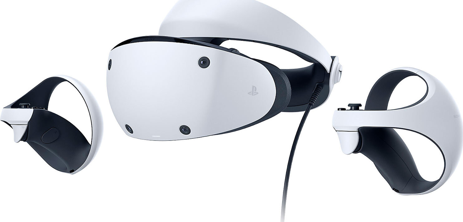 Очки виртуальной реальности Sony PlayStation VR2 + Horizon Call of the Mountain Bundle, белый (White)
